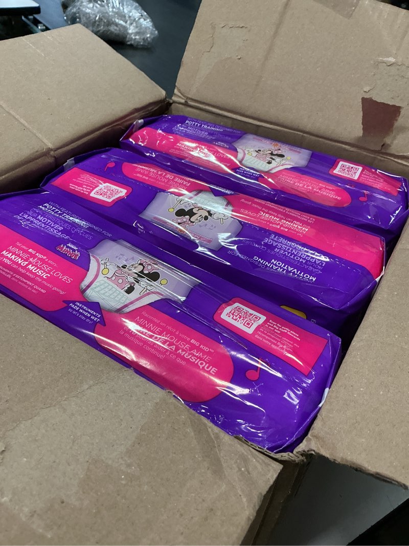Condition photo showing New/Like New for pull-ups girls' potty training pants, size 4t-5t training underwear (38-50 lbs), 99 count (3 packs of 33) 4t-5t 99