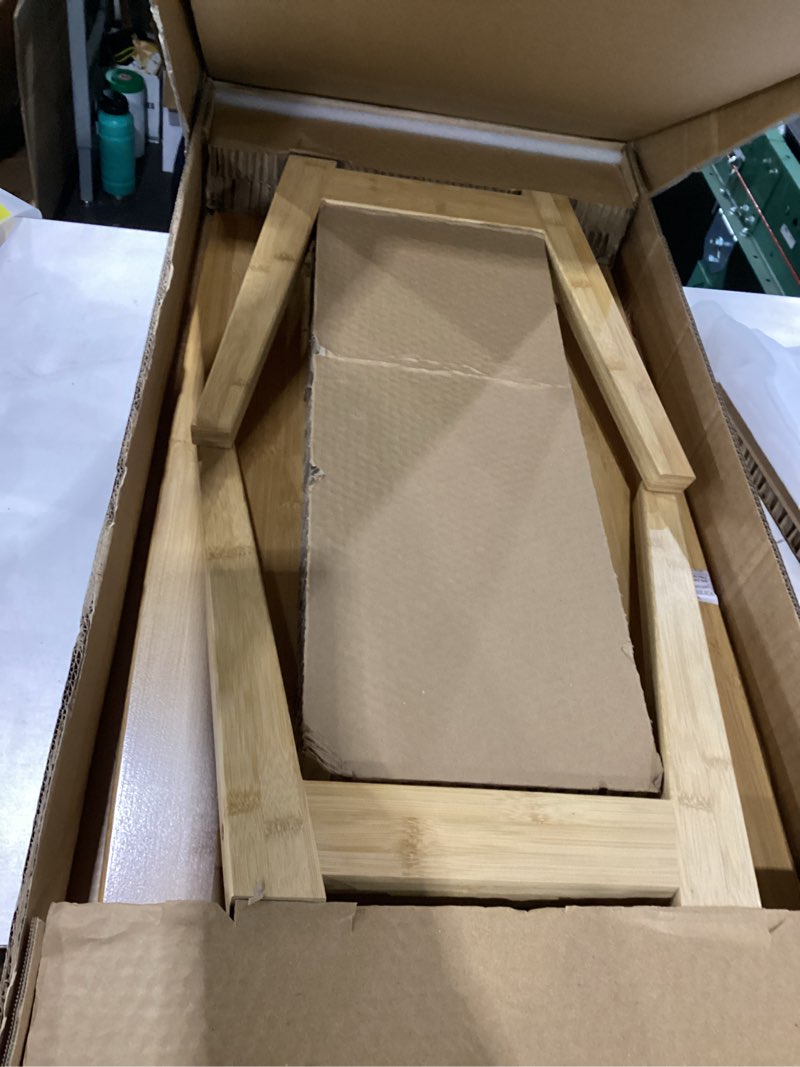 Condition photo showing Good Condition for baveke folding coffee table- foldable floor tables, mid century coffee table for living room, small coffee tables solid wood japanese low table for sitting on floor, no assembly, 39.4''-natural 39.37 in natural