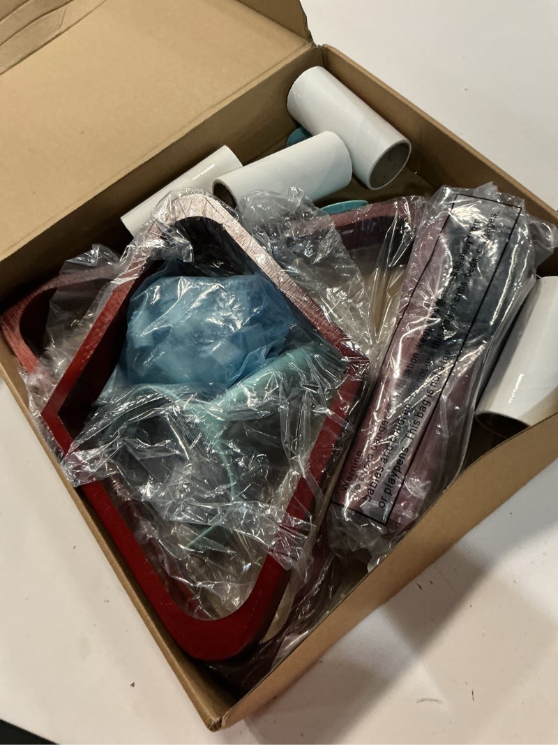 Condition photo showing Good Condition for 22 pcs pool table brush set wooden billiard rack 8 or 9 ball triangle diamond for 2-1/4" pool ball with polish cloth sticky lint roller cue chalk cube accessories wine red