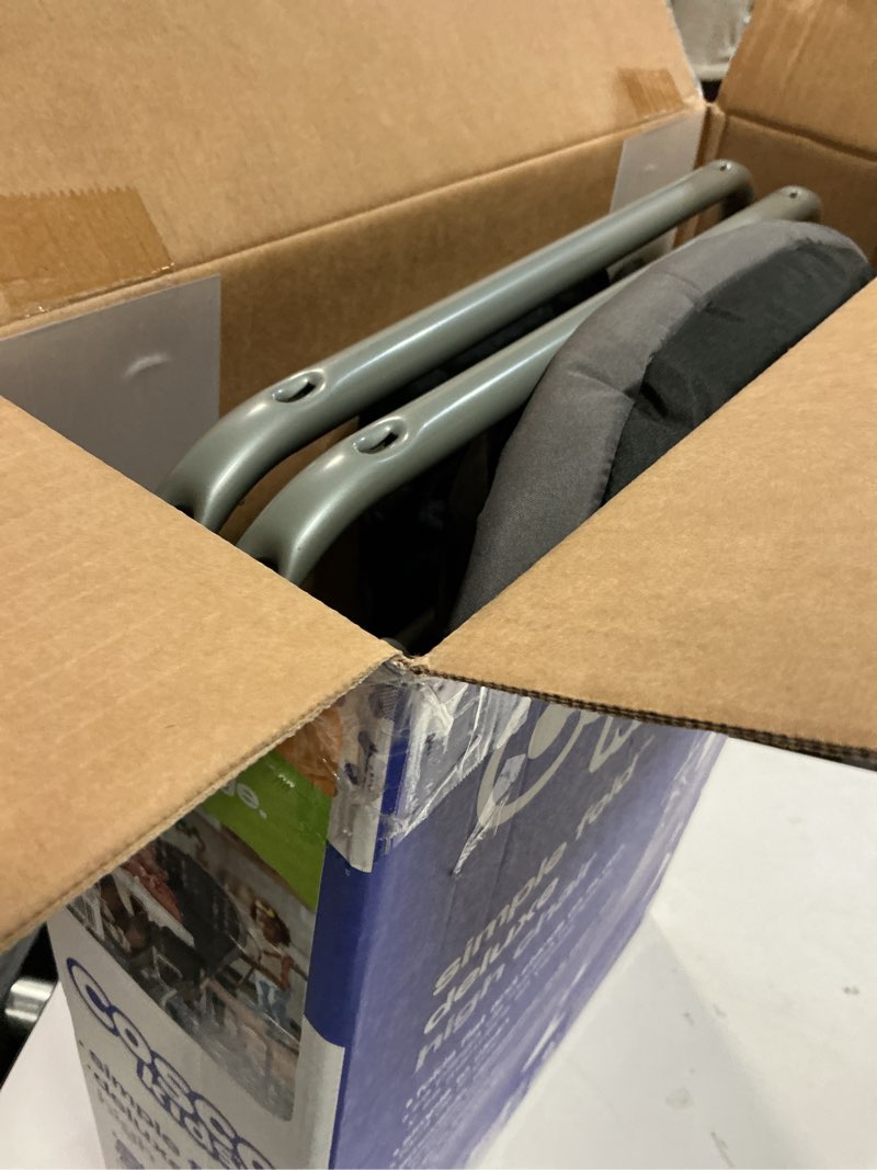 Condition photo showing Good Condition for Cosco Kids Highchair for Baby, Simple Foldable High Chair, Convenient, Lightweight, and Compact Design, Black Arrows Black Arrows Chair