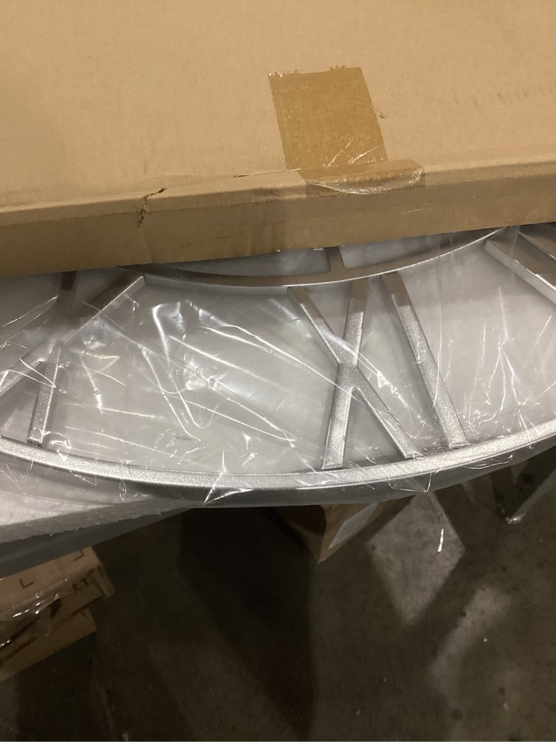 Cuspin Large Wall Clock 24 Inch for Living Room Decor, Silent Non Ticking Battery Operated Black Rou