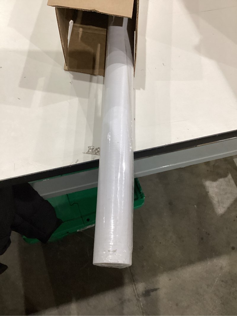 Condition photo showing As Is for Abyssaly White Wood Contact Paper 35.6 in X 196 in Decorative Self-Adhesive Film for Furniture Real Wood Tactile Easy to Clean Perfectly Covers The Surface Without Passing Through The Primary Colors 35.6" x 197" White