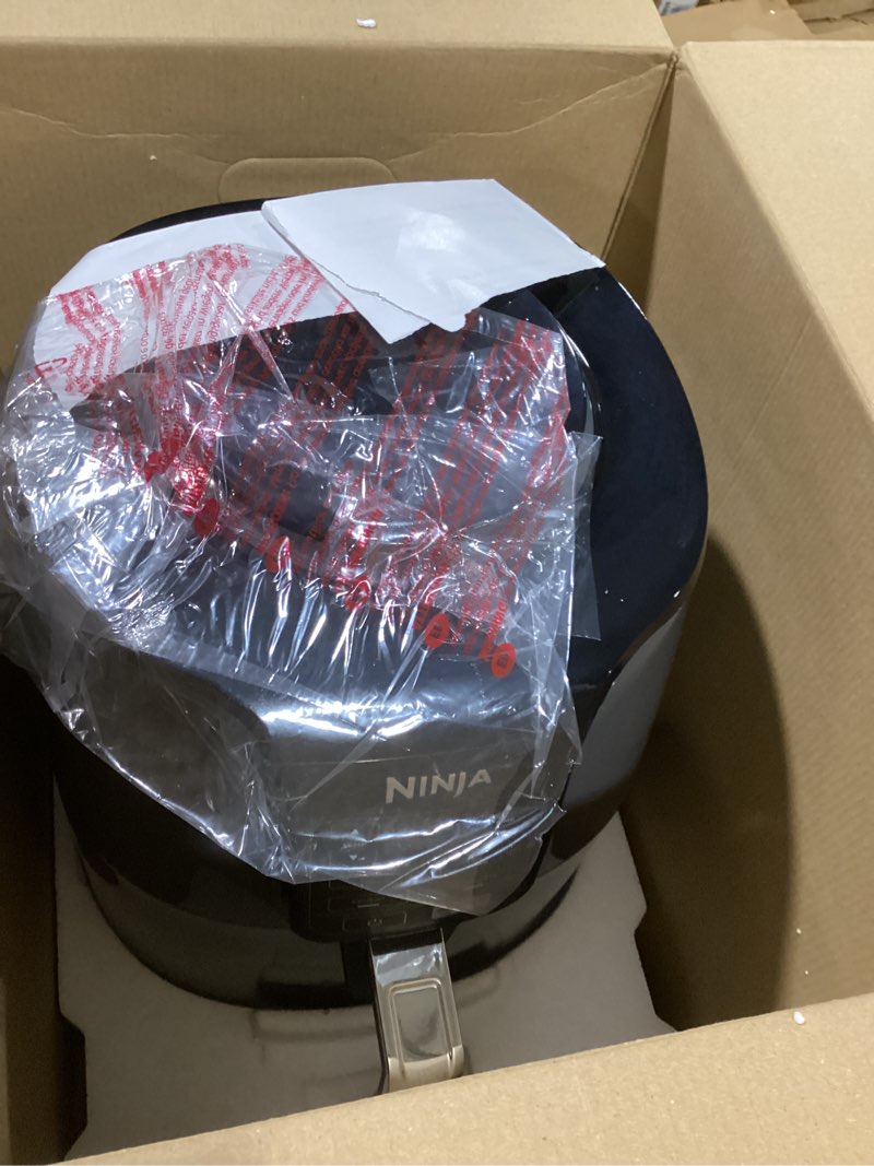 Condition photo showing Good Condition for Ninja 4qt Air Fryer - Black AF101: Stainless Steel, 1550W, Digital Control, Dishwasher-Safe, 1-Year Warranty