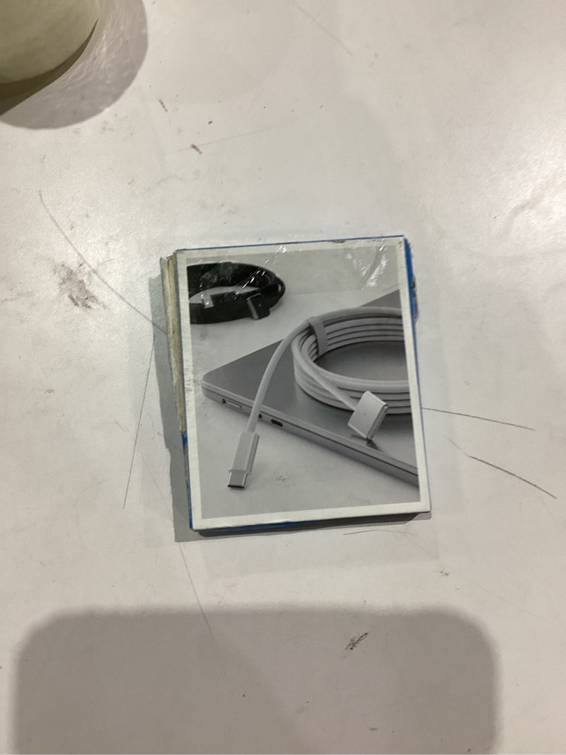 Condition photo showing New/Like New for Stouchi USB-C to Magnetic 3 Cable (6.6ft), 140W Fast Charging for MacBook Air (15''/13'' M4 2025, M3 2024, M2 2023, M2 2022), Pro (16"/14" 2024/2023/2021)– White 6.6ft White