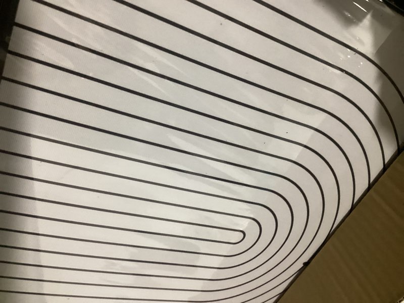 Condition photo showing Good Condition for QKF Minimalist Canvas Wall Art Boho Black Brown Beige Line Geometric Abstract Modern Home Decorative Painting Bedroom Living Room Pictures Office Poster 3 Piece Set 16“X 24” 16" X 24" X 3 pieces Brown Black And White