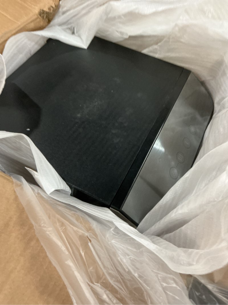 Condition photo showing As Is for Brio Moderna Bottom Load Water Cooler Dispenser - Tri-Temp, Adjustable Temperature, Self-Cleaning, Touch Dispense, Child Safety Lock, Holds 3 or 5 Gallon Bottles, Digital Display and LED Light Stainless Steel Water Cooler Dispenser