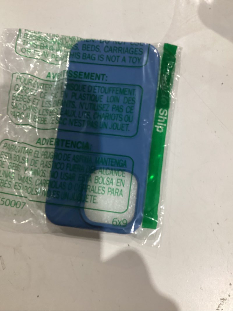 Condition photo showing As Is for AOTESIER Shockproof for iPhone 15 Pro Case, [Food Grade Silicone] Phone Case [Military Drop Protection] with Soft Anti-Scratch Microfiber Lining, 6.1 inch, Azure Blue