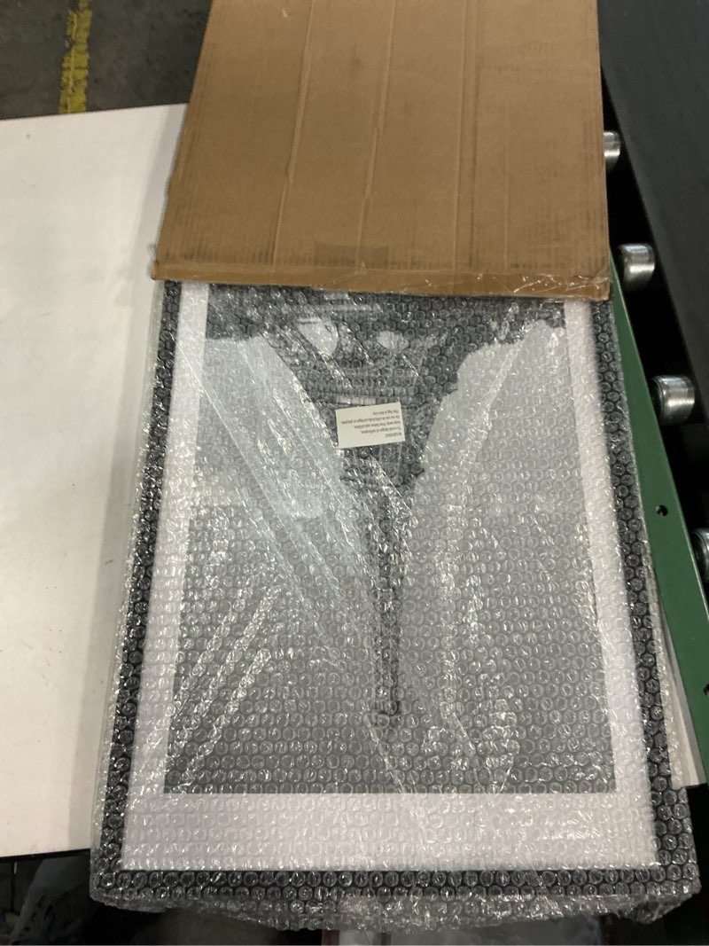 Condition photo showing Good Condition for upsimples 16x24 Picture Frame, Display Pictures 14x20 with Mat or 16 x 24 Without, Wall Hanging Poster Frames, Black, 1 Pack Black 16x24