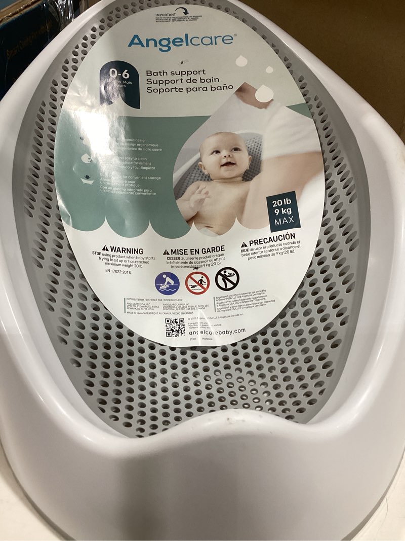 Condition photo showing Good Condition for safety newborn infant baby bath back support portable lightweight seat grey