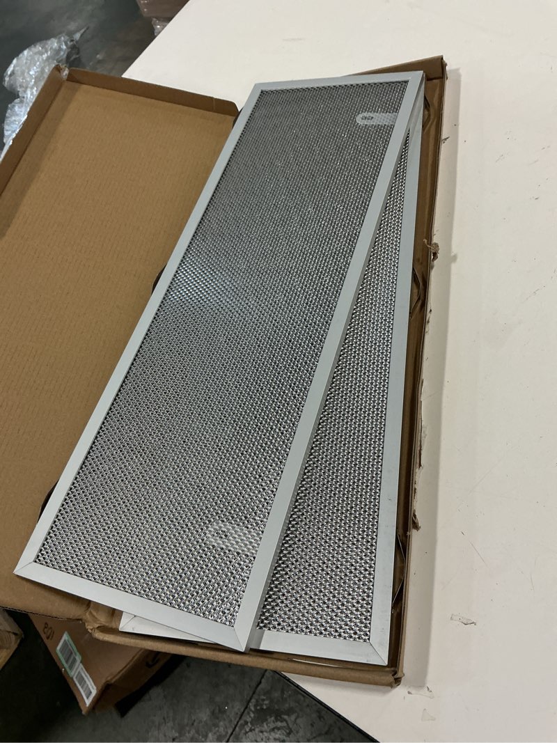 Condition photo showing Good Condition for Grease Filters Replacement Fit for Samsung DE81-05994A 72029, Fit for Dacor IVSR1 IVS1 1184172, Range Hood Aluminum Mesh Grease Filters 7-1/8 x 20-13/16 x 5/16 Inches, 2 Pack