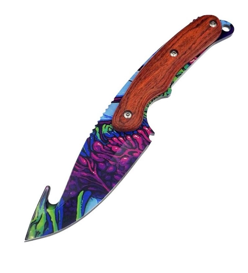 Skinning Knife With Gut Hook Hunting Knife 