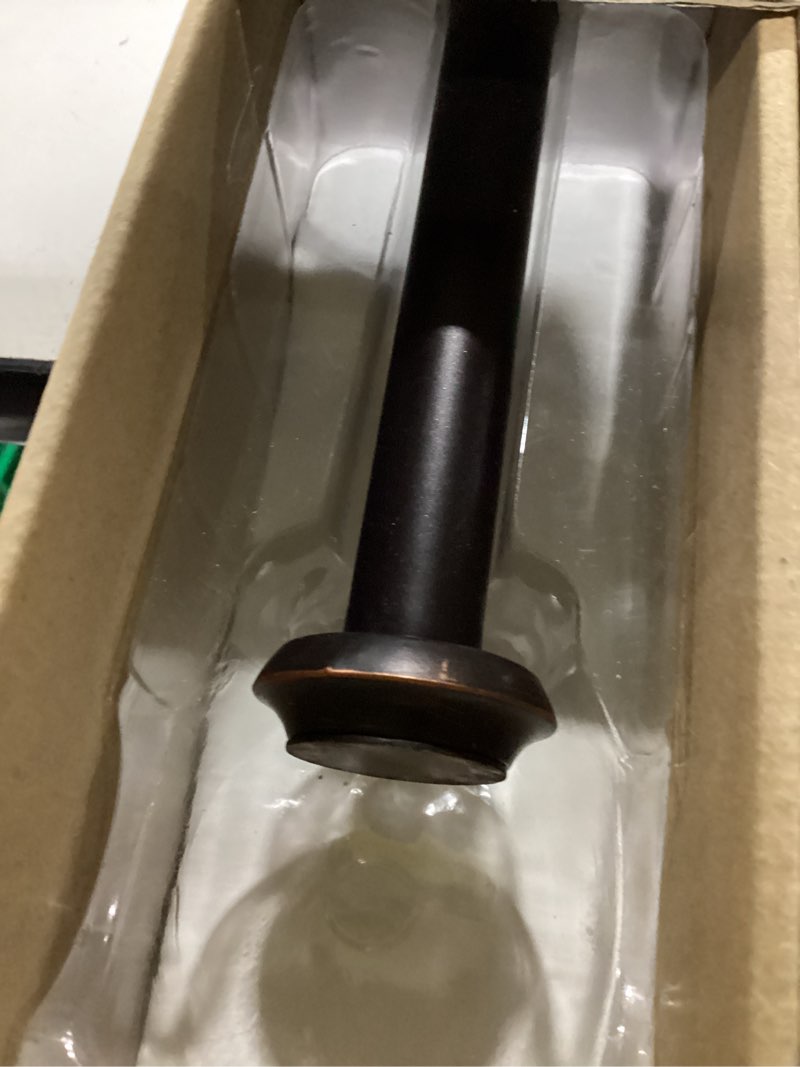 Condition photo showing New/Like New for Heavy Duty Curtain Rods for Windows 28 to 48 Inches, Bronze Curtain Rods with Classic Finials for Bedroom, Living Room, Patio, Kitchen 28"-48" Bronze