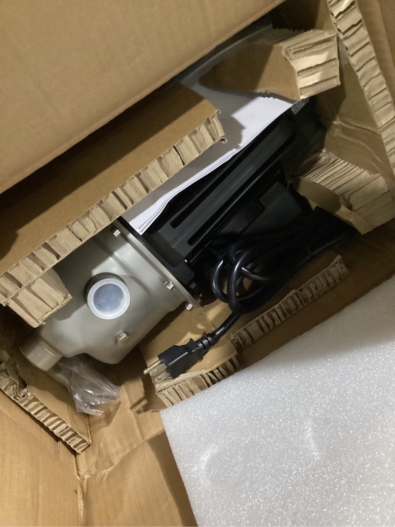 Condition photo showing Good Condition for aquastrong 1.6hp portable shallow well pump garden pump, 1320gph, 115v, stainless steel, sprinkler pump, water transfer draining irrigation pump, for lawn or garden…