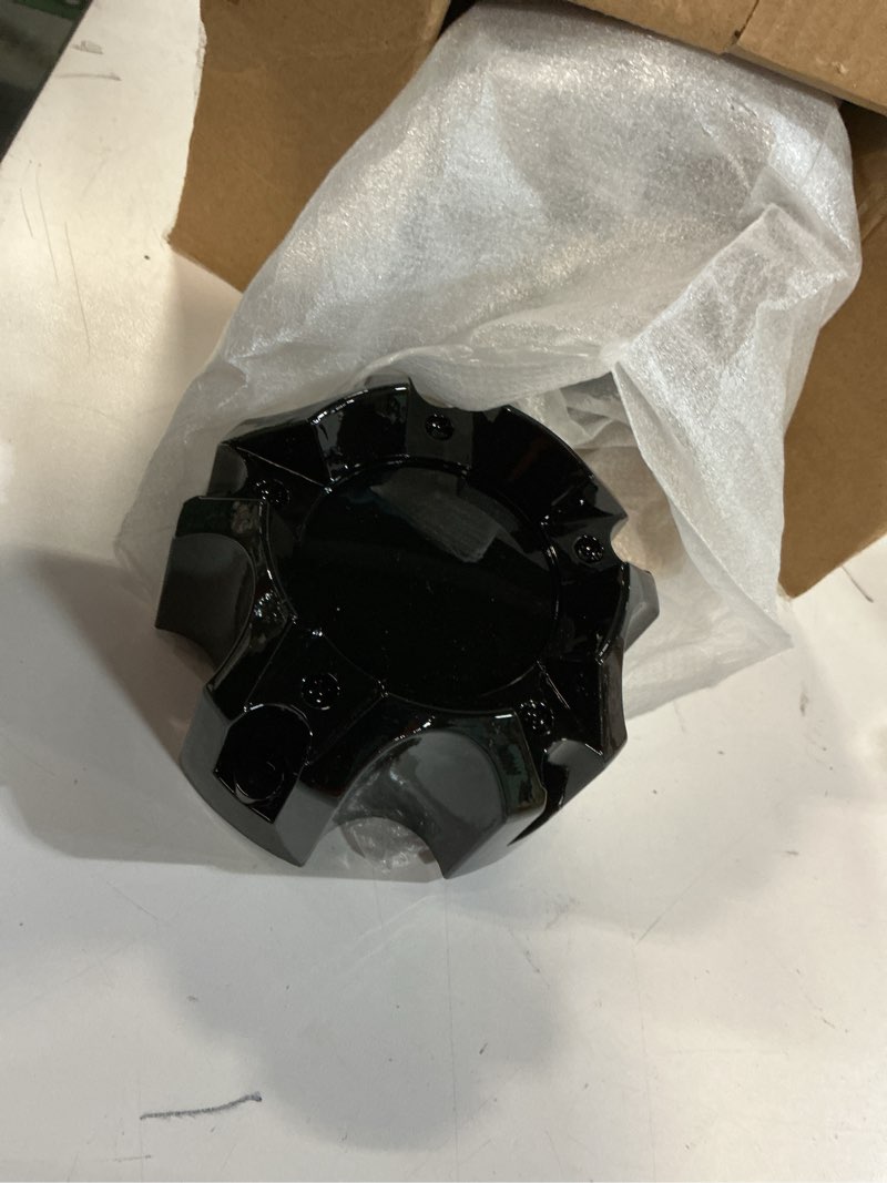 Condition photo showing Good Condition for 4.41in Wheel Center Caps for Ballistic Center Hubcaps, 4 Pack Black Center Cover Replacement, 5 lugs