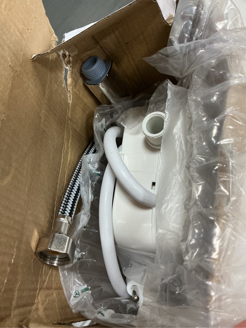 Condition photo showing As Is for 3000W 110V Electric Tankless Hot Water Heater for Shower with LCD Display and Over Temperature Protection - Ideal for RV Camping