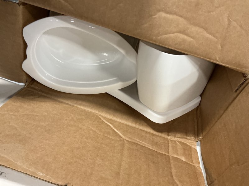 Condition photo showing Good Condition for Summer Infant by Ingenuity My Size Potty Pro in White, Toddler Potty Training Toilet, Lifelike Flushing Sound, for Ages 18 Months+, Up to 50 Pounds