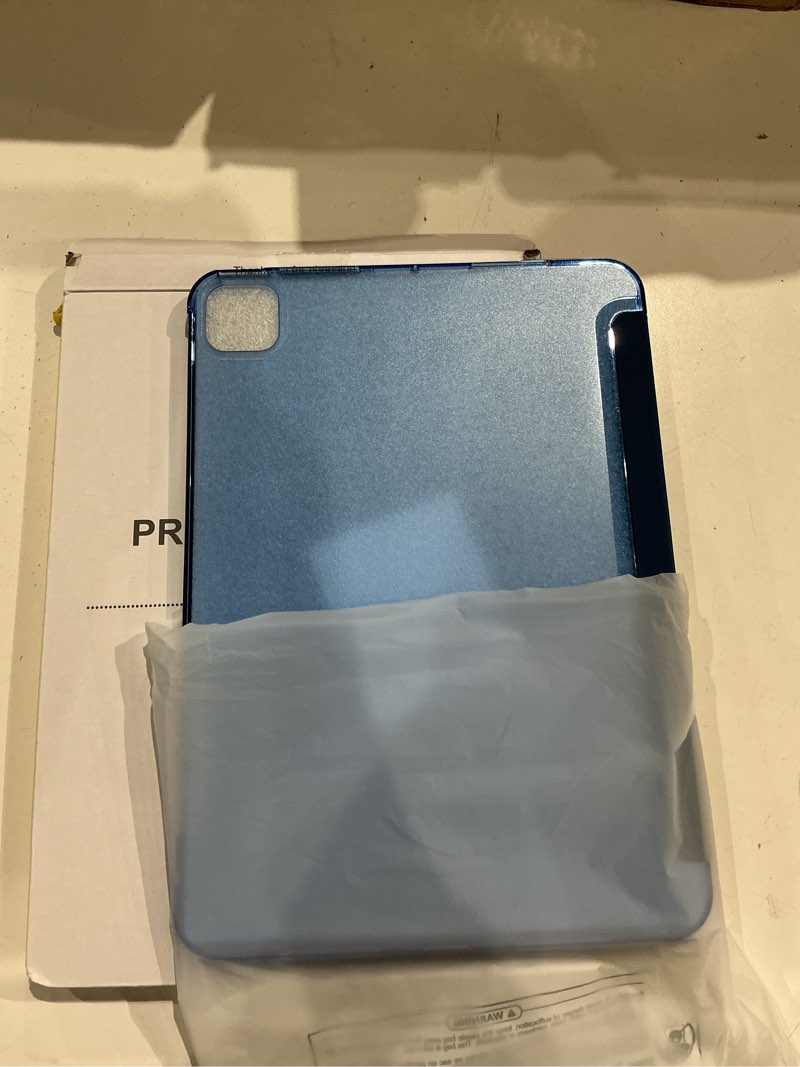 Condition photo showing Good Condition for jetech case for ipad pro 11-inch m5/m4 2025/2024 (6th/5th generation), slim stand hard back shell smart cover with auto wake/sleep (navy)