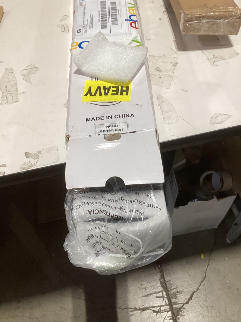 Condition photo showing New/Like New for 24 Inches Tall Retractable Baby Gates for Doorways, Short Dog Gates to Step Over, Extends up to 55" Wide, Reinforced Mesh Baby Gate for Kids or Pets, Doggie Gates Puppy Gates for The House (Black) Black Reinforced 24" Tall x 55" Wide