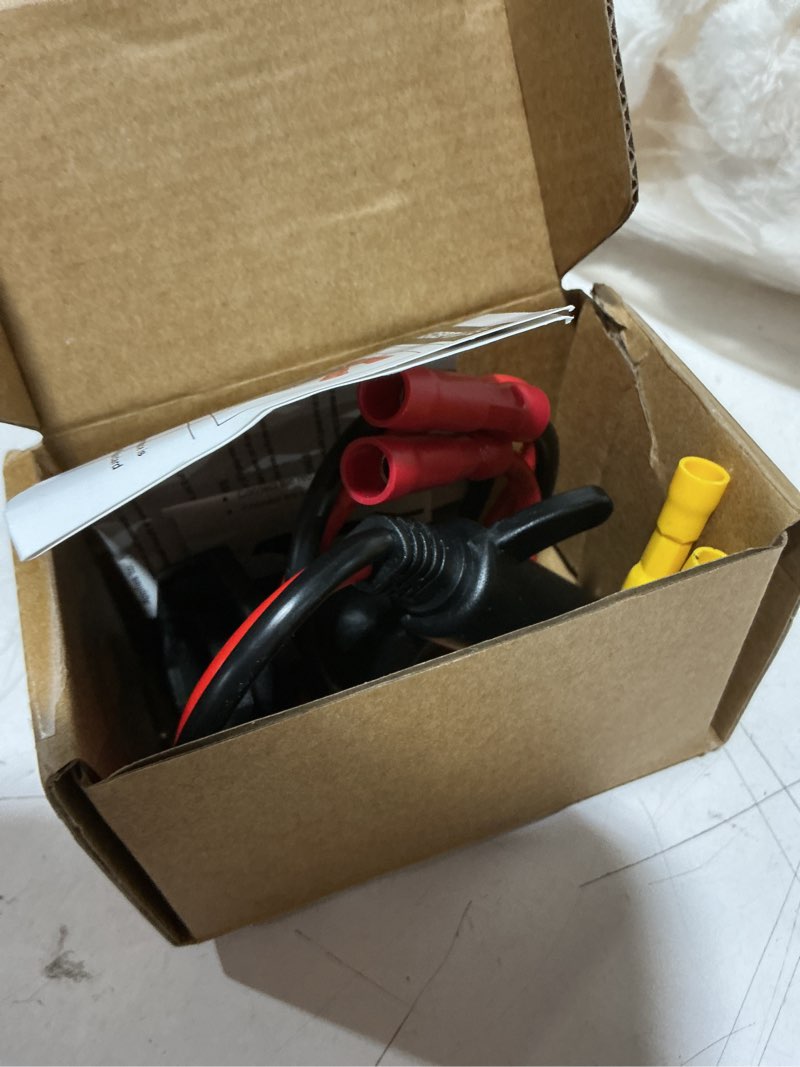 Condition photo showing New/Like New for 8m4000953 trolling motor guide power plug & 8m4000954 trolling motor power receptacle 2-prong compatible with 50a, 12-volt, 24-volt, 36-volt trolling motors