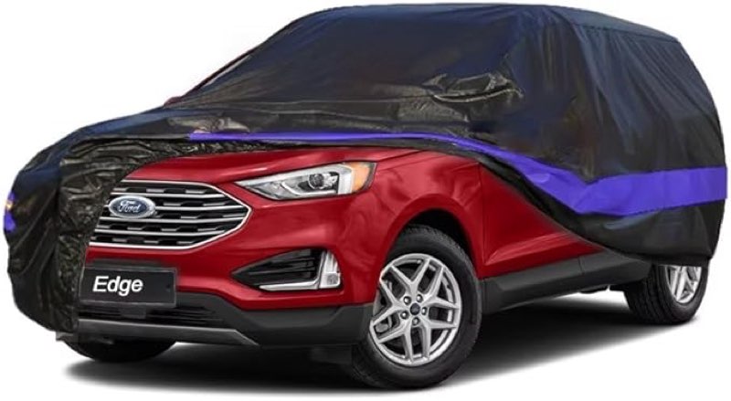 Molebt Car Cover Custom Fit for Ford Edge 2007-2024, Outdoor Waterproof All Weather Full Exterior Cover Rain Snow Sun UV Protection.