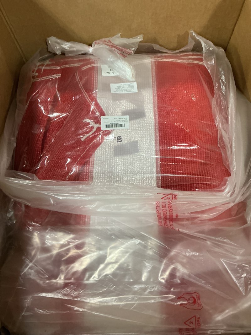 Condition photo showing New/Like New for 150 pcs onion bags reusable mesh produce storage with drawstring firewood bags onion potato storage sacks for garden vegetable fruit produce packaging supplies (22 x 24 inch) 150 22 x 24 inch