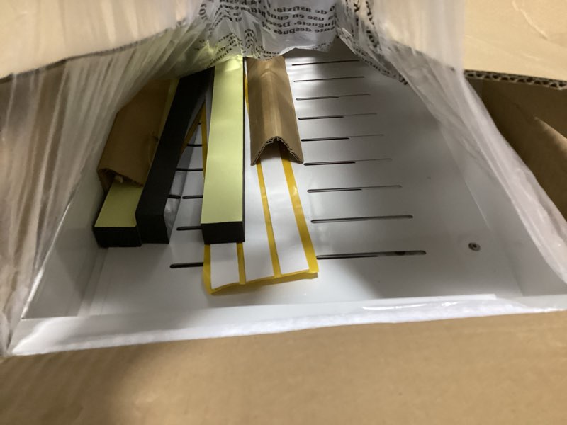 Condition photo showing Good Condition for pull out cabinet organizer, 2-pack, expandable(12"-20") heavy duty slide out drawers fixed with adhesive nano film for pots, roll out shelf storage for kitchen base cabinet organization(3 rails) white 21"d×12"-20"w(2 pack)