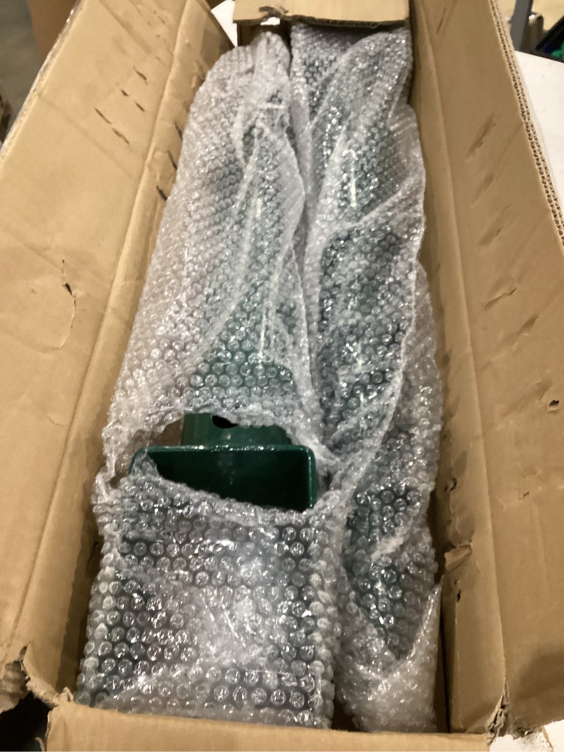 Condition photo showing Good Condition for no dig ground screw anchor spike – 27 inch u shaped post stake for mailbox and fence, includes lag bolts & rebar, fits standard 4x4 (3.5" x 3.5" inch) post. 27inch 2pcs