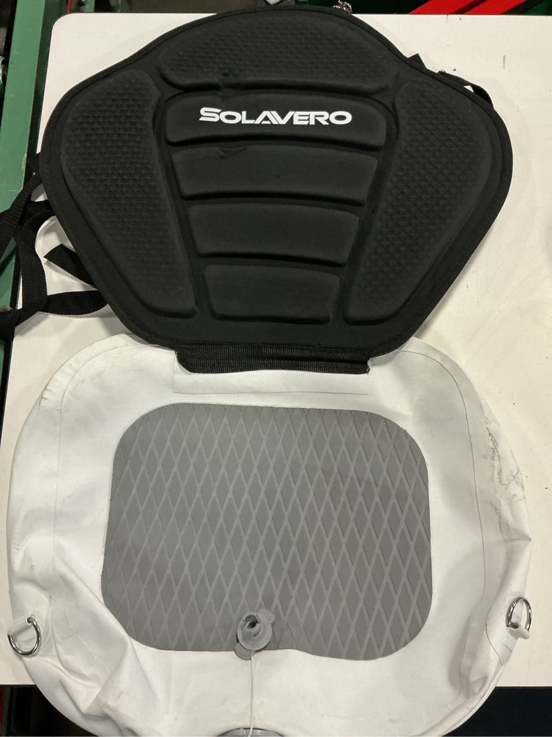 Condition photo showing As Is for solavero memory foam kayak