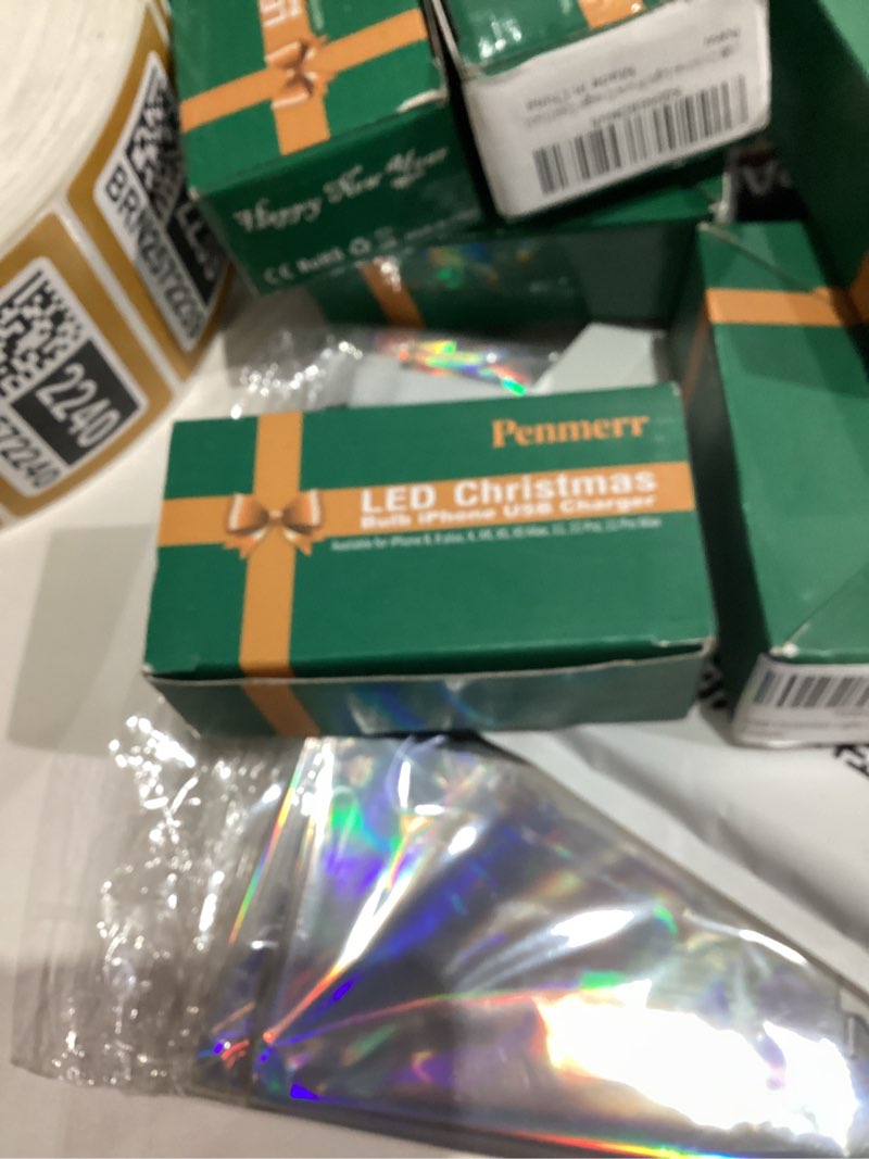 Condition photo showing New/Like New for LED Christmas Lights Charging Cable,USB and Bulb Charger,50inch 10led Multicolor Available with Phone11,11Pro,11Pro Max,12,12Pro,12Pro Max,13,13Pro,13Pro Max,14,14Pro,14Pro Max etc (1pcs) Multicolor-1pcs