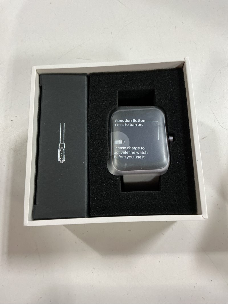 Condition photo showing New/Like New for tozo s2 44mm smart watch alexa built-in fitness tracker with sleep monitor,5atm waterproof hd touchscreen for men women compatible with iphone&android black