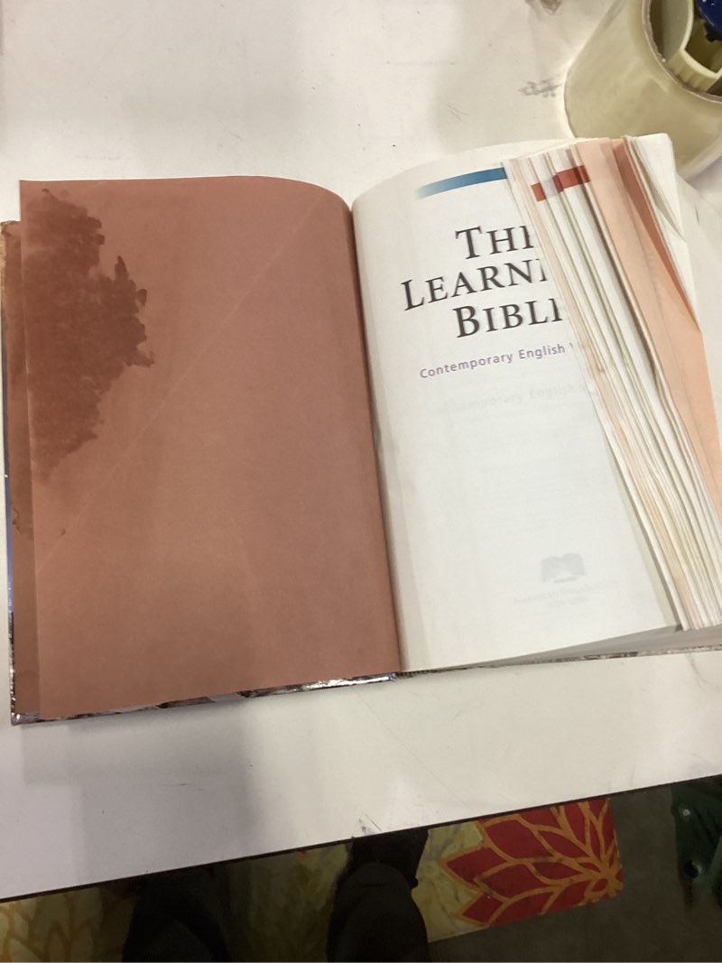 Condition photo showing As Is for The Learning Bible: Contemporary English Version