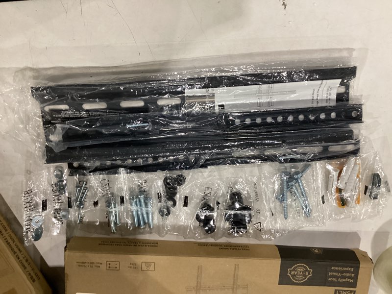 Condition photo showing New/Like New for perlesmith fixed tv wall mount bracket, low profile design for most 26-60 inch led lcd oled-4k flat screen tvs up to 115lb, ultra slim fixed tv mount with max vesa 400x400mm fits 16 inch wood stud fits 26-60" tvs / max 400x400mm