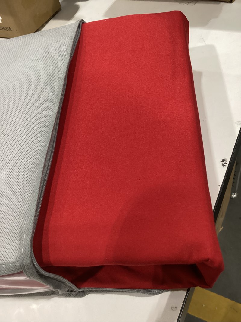 Condition photo showing Good Condition for Bare Home Bedding Duvet Cover Queen Size - Premium 1800 Super Soft Collection - Lightweight, Cooling Duvet Cover - Soft Breathable Bedding (Queen, Red) Queen 28 - Red (No Comforter)
