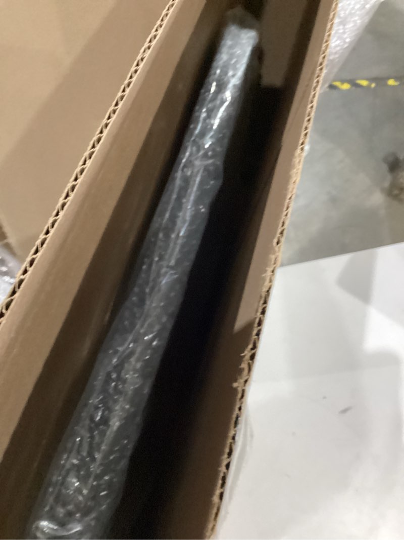 Condition photo showing As Is for SoulThink® Full Transparency Walker Tray - Essential Walker Accessories Compatible with Most Walkers for Seniors, Walker Tray for Folding Walker with Utility Bag, Non-Slip Mat & Cup Holder (Black) Transparent Black