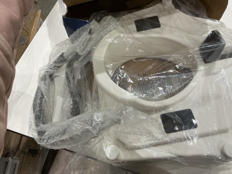 Condition photo showing Good Condition for bath safetyraised toilet seat product description: elev.toilet seat w/ remarms,rtl,1 ea