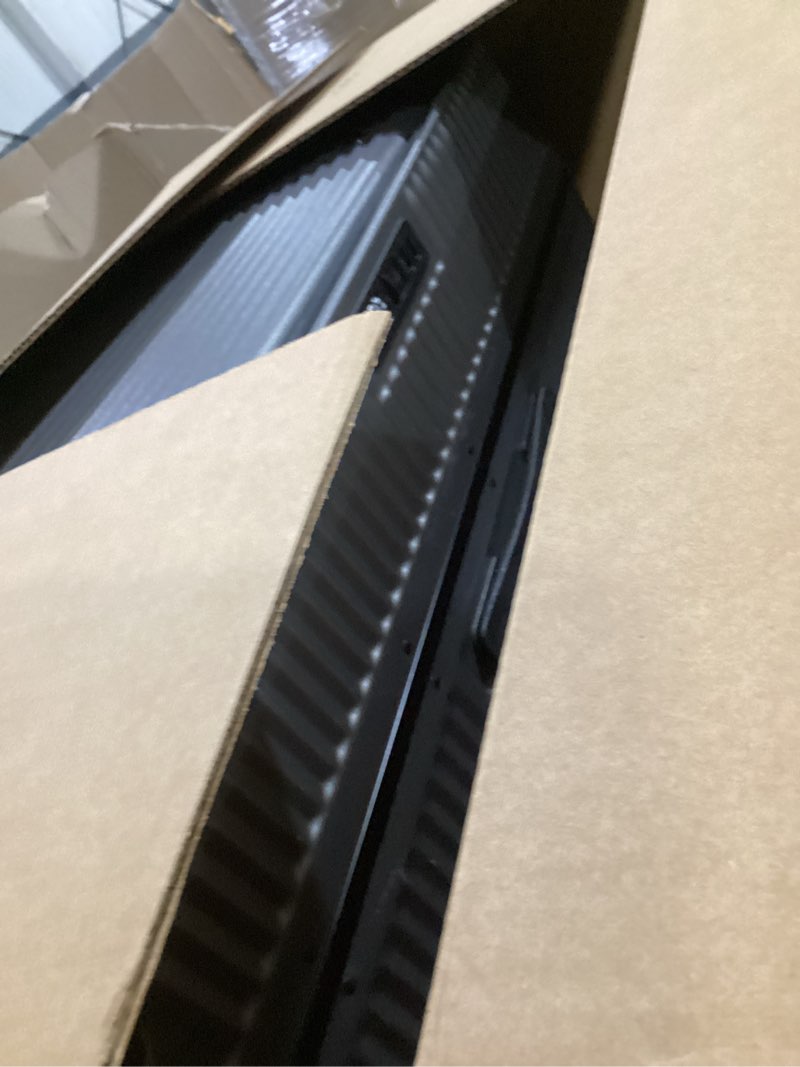 Condition photo showing As Is for kaleenie 29 inch aluminum checked luggage with side opening zipper, 40 * 37 * 77cm, 113l, lightweight hardshell abs+pc suitcase with tsa lock, 360° universal wheels, dark gray gray 29 inch
