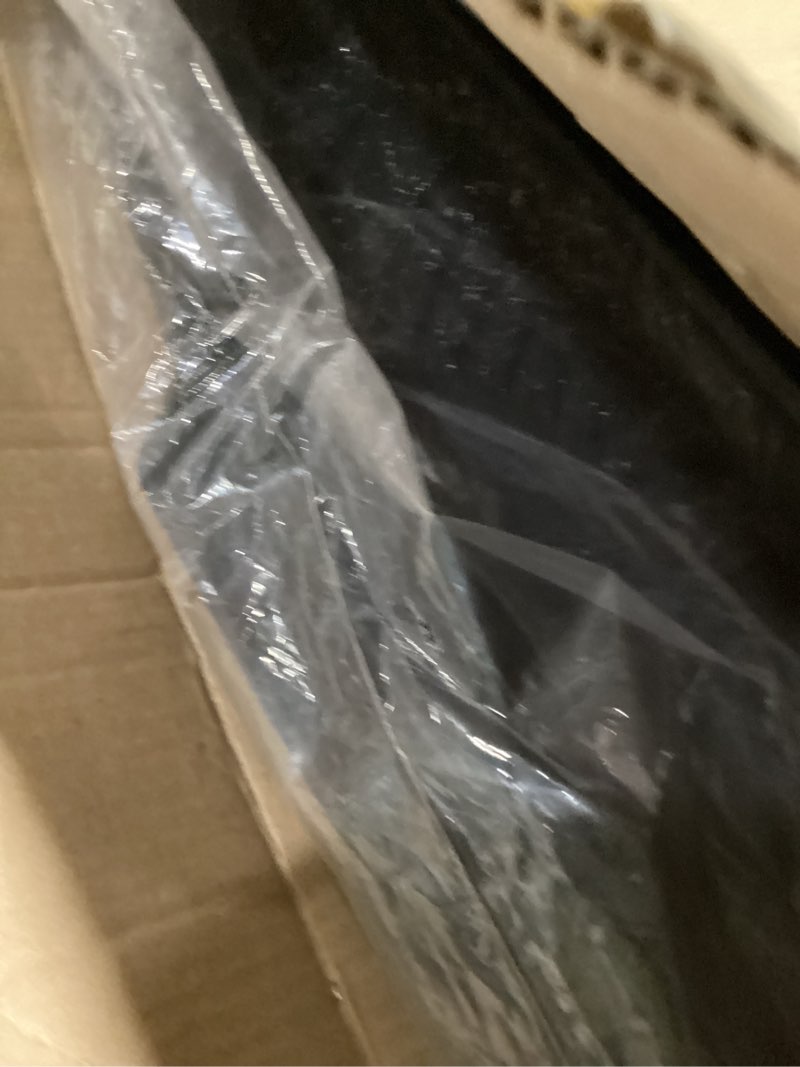 Condition photo showing As Is for pic auto heavy duty rubber floor mats, black aluminum film car mats set, front and rear car mats with anti-slip backing, all weather protection, trim-to-fit for automotive suv, sedan, van