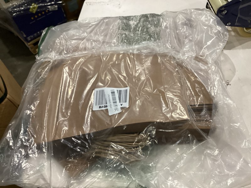 Condition photo showing As Is for eupako 16x6x12 paper bags, brown large paper bags with handles bulk, kraft grocery bags, paper shopping bags, merchandise bags, retail bags (pack of 50)