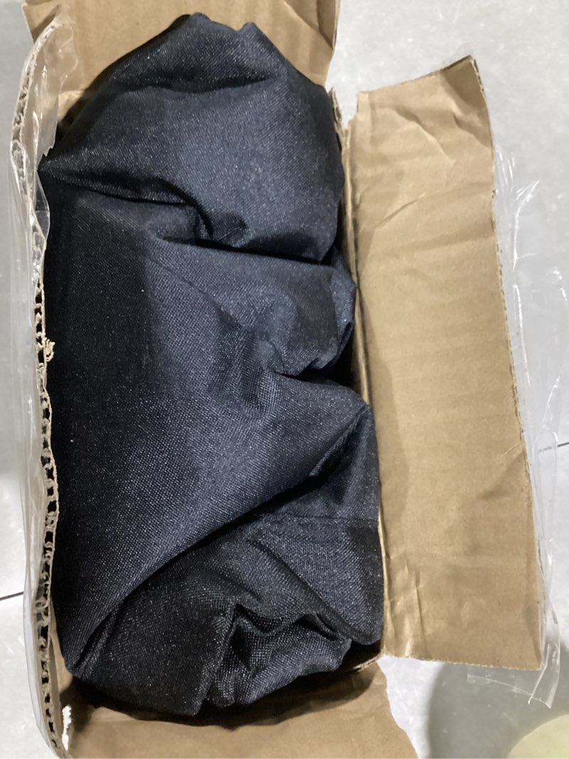 Condition photo showing New/Like New for Magnetic Fireplace Draft Cover, Fireplace Blocker Blanket for Heat Loss, Indoor Fireplace Draft Stopper with 12 Magnets for Iron Frame, Blanket for Insulation Black 39" W x 28" H 39"x28" Black