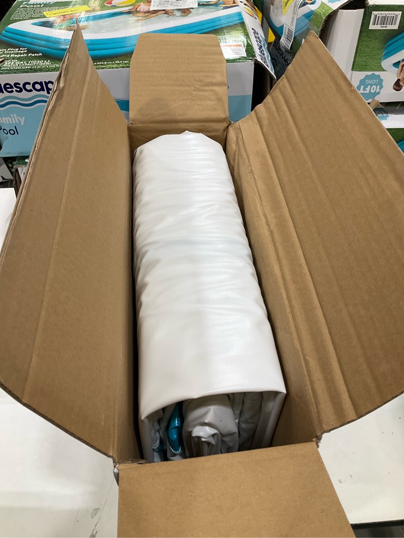 Condition photo showing Good Condition for bluescape 10ft rectangular family inflatable swimming pool for ages 6 and up