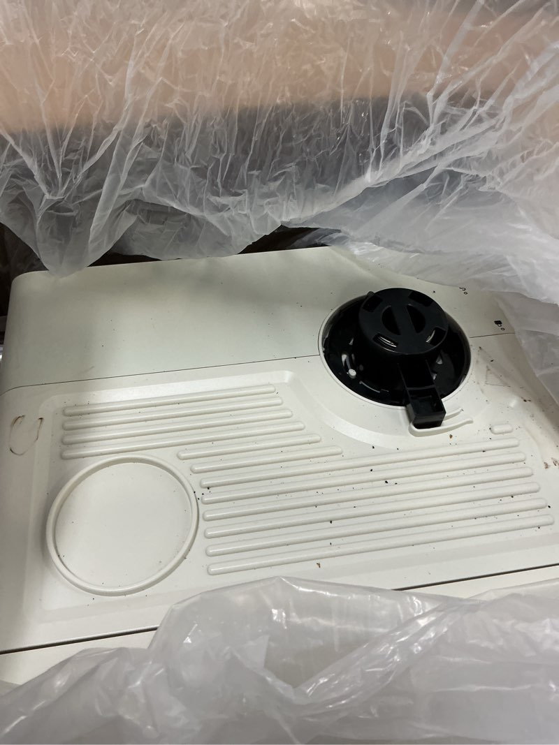 Condition photo showing As Is for Espresso Machine with Grinder, 20 Bar Professional Espresso Maker with 19 Grind Sizes, Coffee Machine with Milk Frother, 2.8L Removable Water Tank for Latte & Cappuccino Ivory Beige