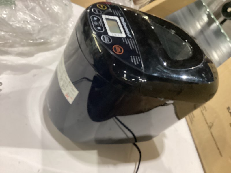 Condition photo showing Good Condition for elite gourmet programmable bread maker, 2 lb loaf, 3 sizes, 19 presets incl. gluten-free, dough & jam, delay timer, black