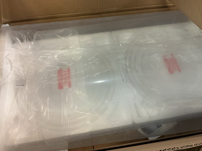 Condition photo showing Good Condition for wokceer cylinder pedestal stands for party 3pcs clear round cylinder tables for parties pedestal stand display plinth pillars for wedding birthday party art decor 35.4"",29.5"",23.6"" h cylinder clear