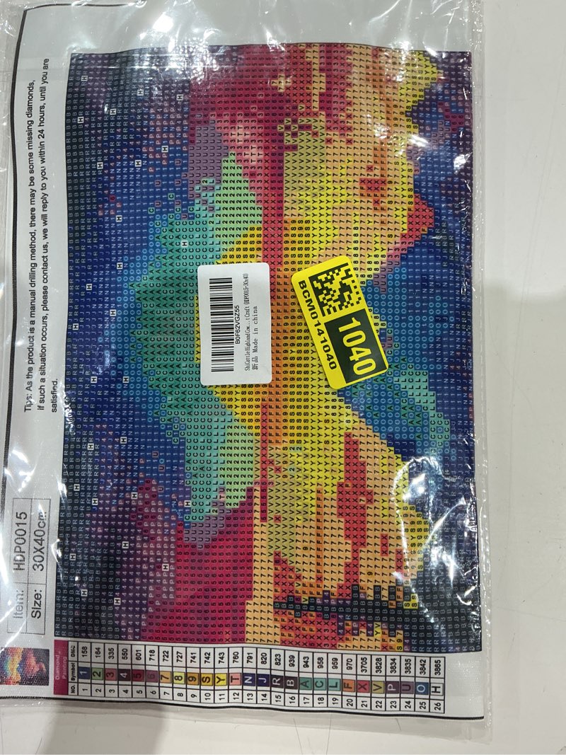 Condition photo showing As Is for shicattle bear diamond art kits for adults beginners,diy full round drill diamond painting kits sunset,paint by diamonds dot gem art crystal easy,home wall decor 12x16inch hdp0015-30x40