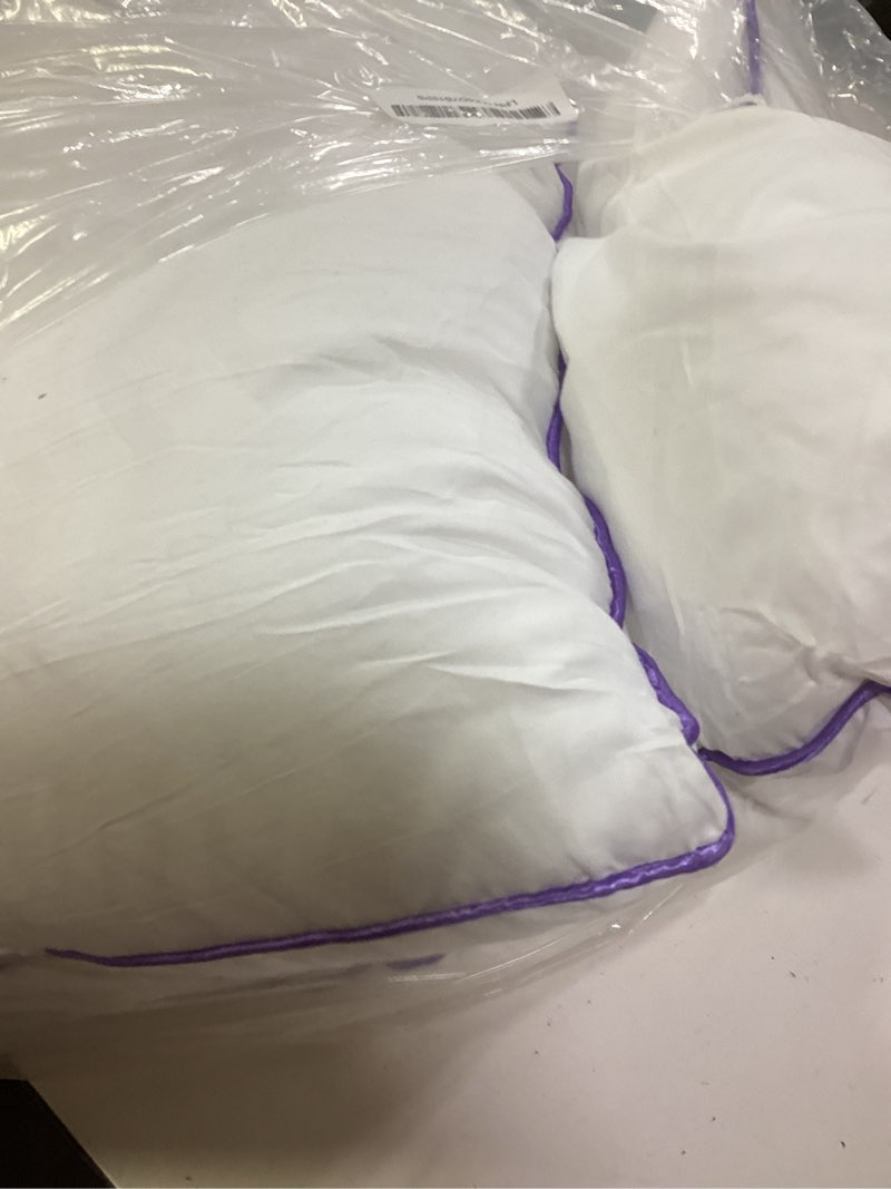 Condition photo showing As Is for MOLCLCUY Bed Pillows King Size Set of 2,Hotel Collection Pillow for Side and Back Sleepers,Super Soft Down Alternative Microfiber Filled King?set of 2?