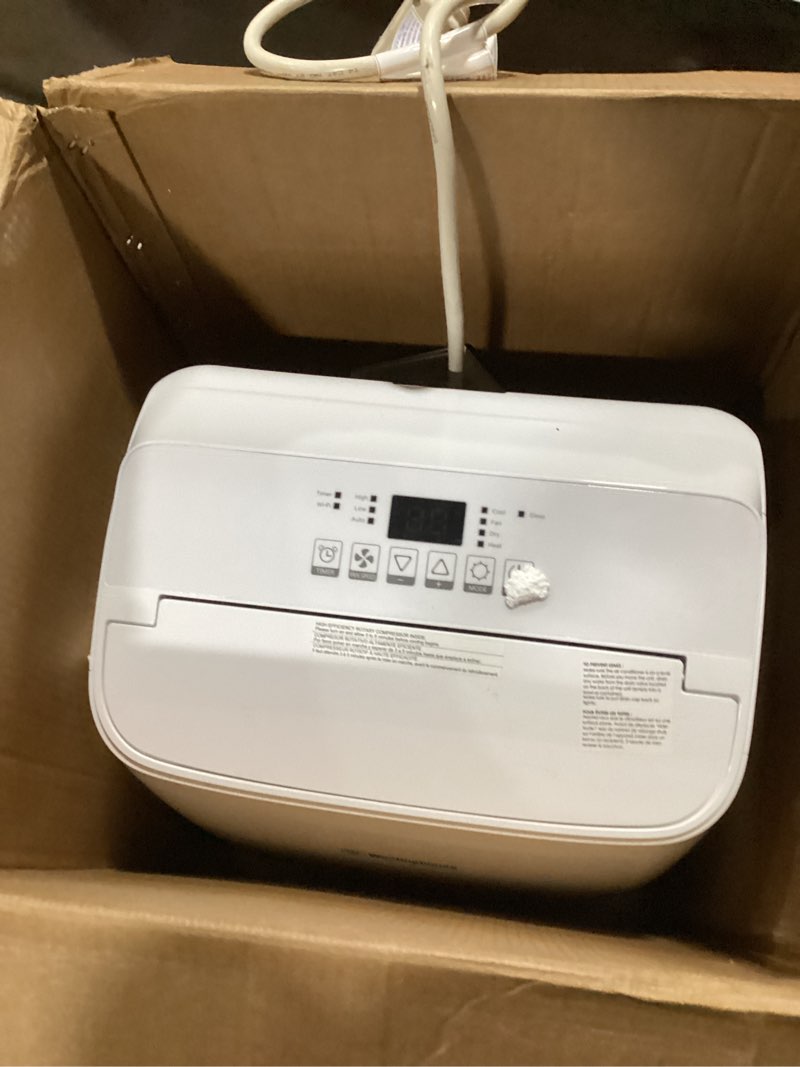 Condition photo showing Good Condition for Westinghouse 14,000 BTU Air Conditioner Portable For Rooms Up To 700 Square Feet, Portable AC with Home Dehumidifier, Smart App, 3-Speed Fan, Programmable Timer, Remote Control, Window Kit, White 14,000 BTU with Smart App