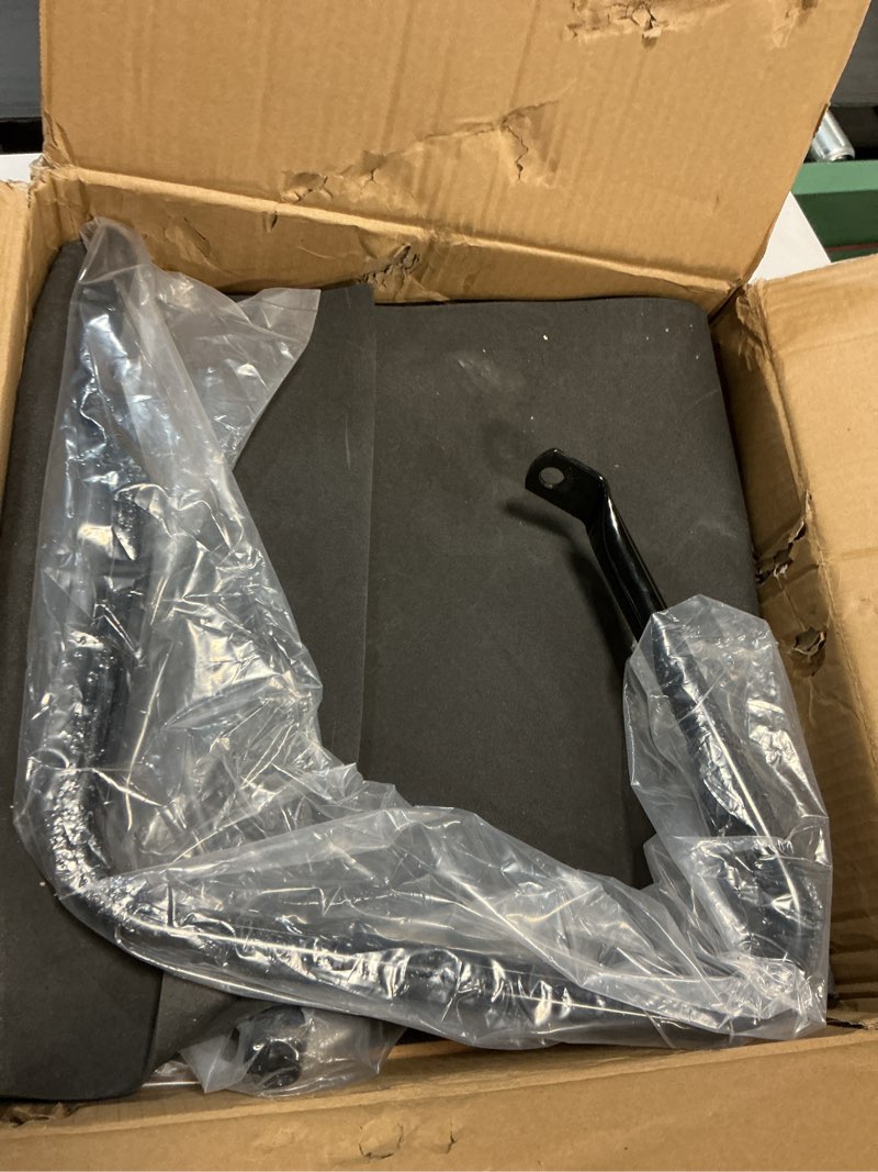 Condition photo showing As Is for ECOTRIC Saddlebag Bracket Guard Bars Compatible with 2014-2024 Harley Davidson Touring Street Road Glide FLH Saddle Bags Guard Mount Black