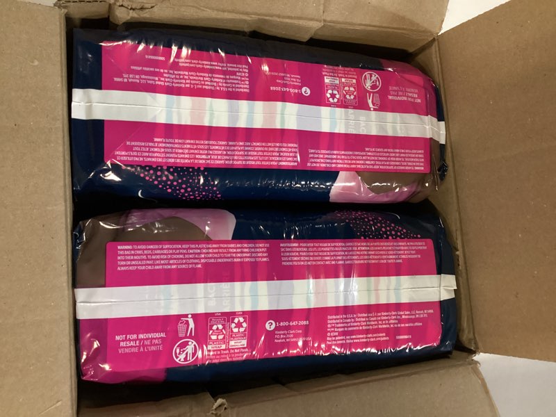 Condition photo showing New/Like New for Goodnites Girls' Nighttime Bedwetting Underwear, Size Large (68-95 lbs), 34 Ct (2 Packs of 17), Packaging May Vary Large 34
