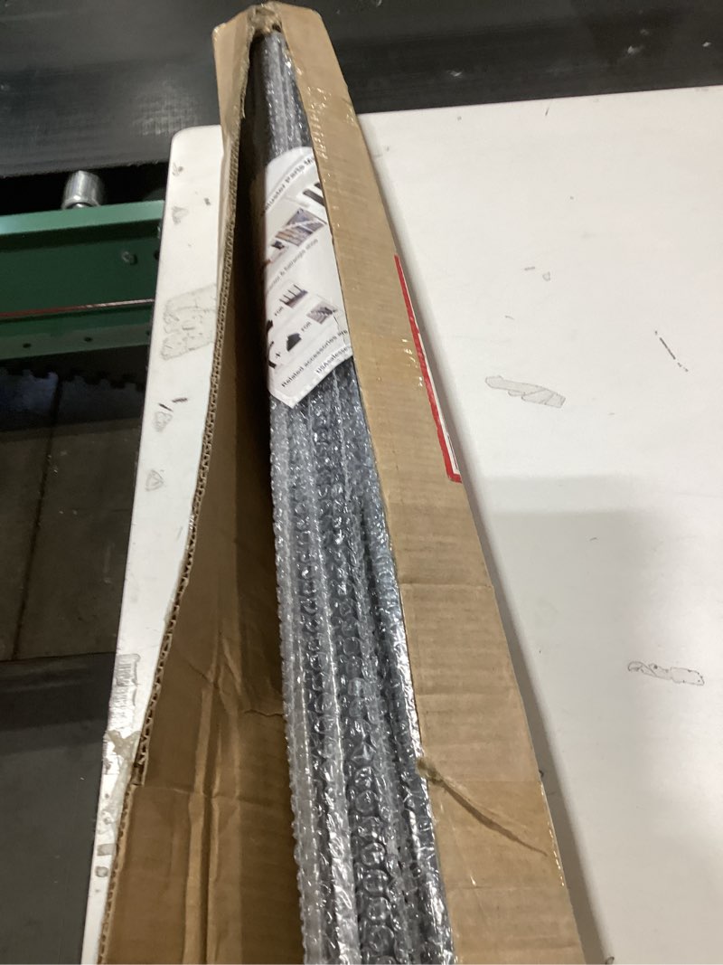 Condition photo showing New/Like New for Sidasu 10-Pack 44" x 1/2" Wrought Iron Balusters for Stairs, Double Twist Metal Stair Spindles with Swivel Shoes, Black Hollow Staircase Baluster Spindles 10 pack Double Twist Baluster