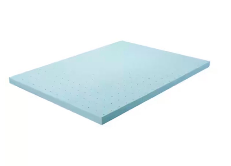 cooling gel memory foam mattress topper : 3\" twin  size : medium firm : certipur-us certified